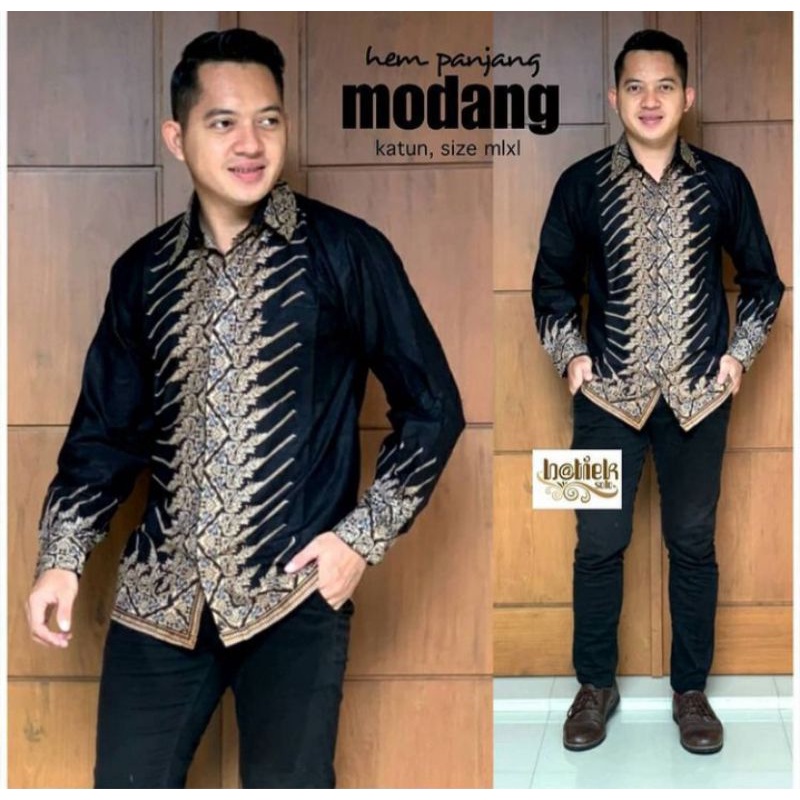 Kemeja Batik Lengan Panjang Kemeja Batik Pria Batik Cowok Batik Berkualitas Seragam Nikah Batik Kantor Batik Termurah Terlaris Batik Pesta Kemeja Pria