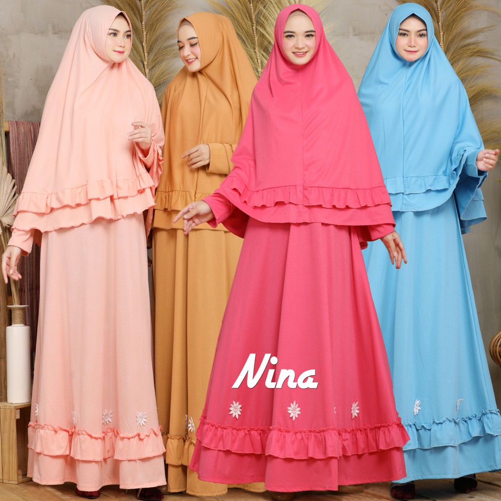  Gamis  Fatimah  Syar i  murah promo muslimah syari  