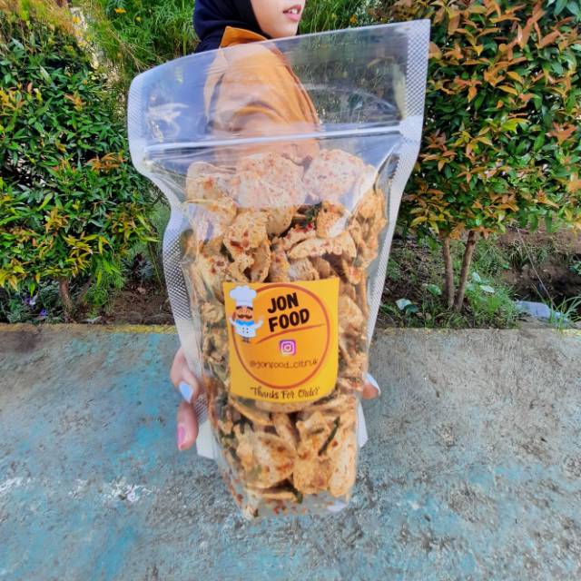 

Seblak kering Basreng