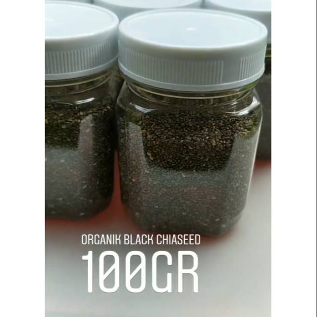 

Organik black chiaseed meksiko kemasan botol 100gr