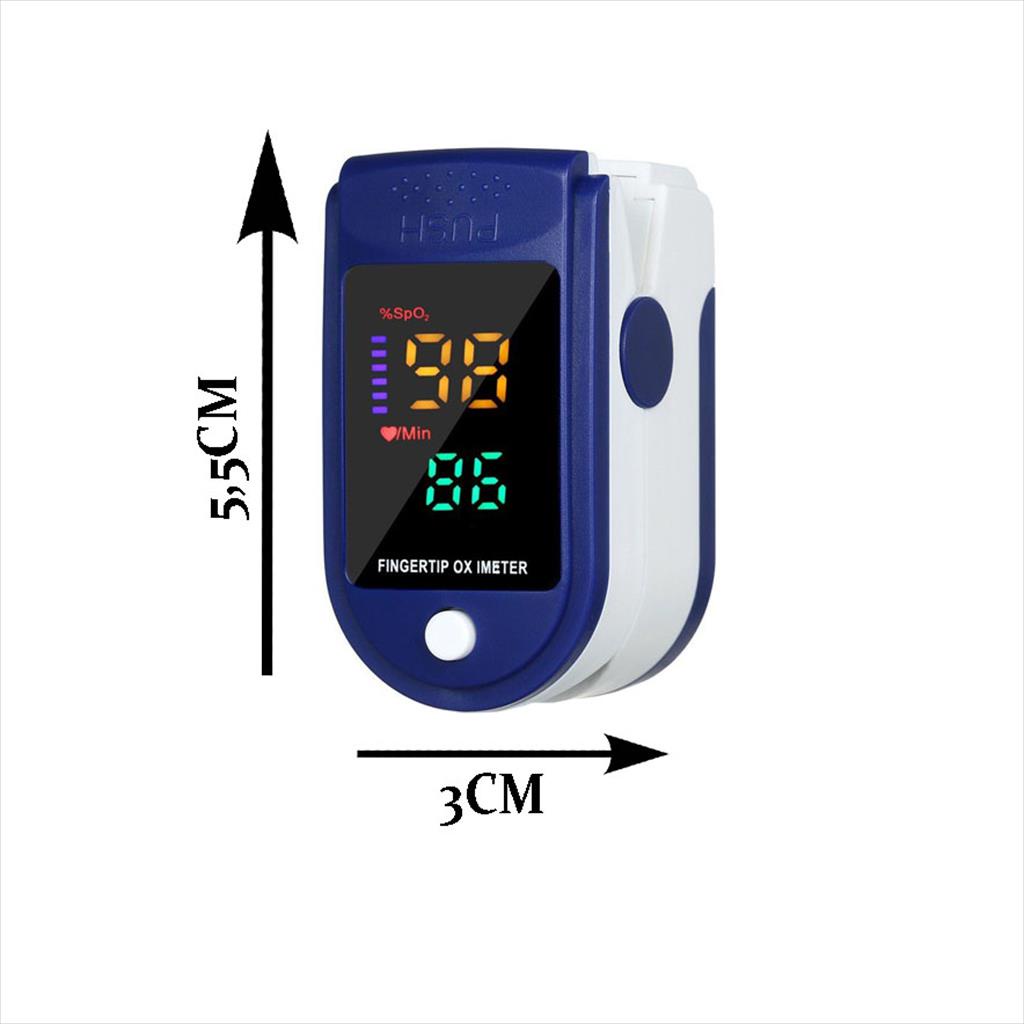 Fingertip Pulse Oxymete Alat Pantau Oksigen/ Alat Deteksi Detak Jantung Dan Kadar Oksigen / Oximeter