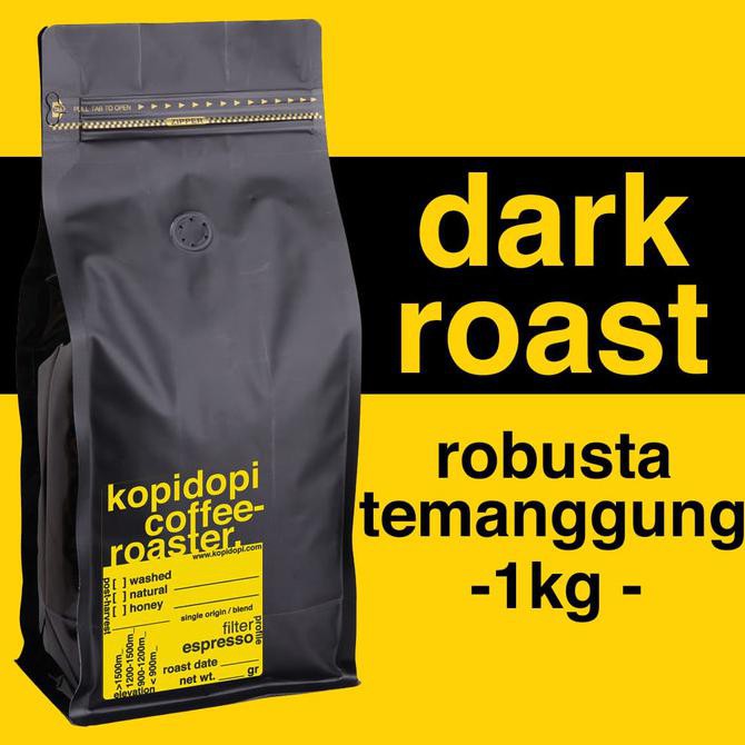 

Promo Awal tahun Kopi Robusta Temanggung DARK ROAST 1 kg 1kg - Biji Utuh Diskon