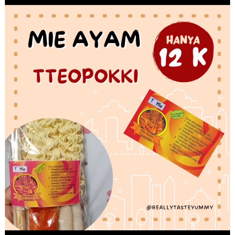 

Mie Ayam topokki
