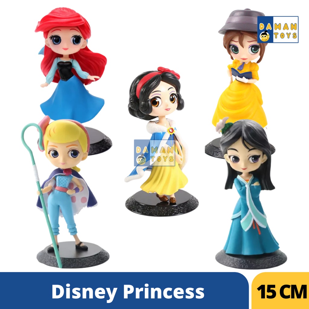 Disney Princess Qposket Q Posket Ariel Frozen Harley Quinn Bo Peep Mulan Figure