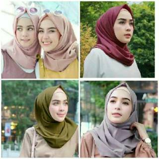 Jilbab pashmina sabyan bahan diamond Shopee Indonesia