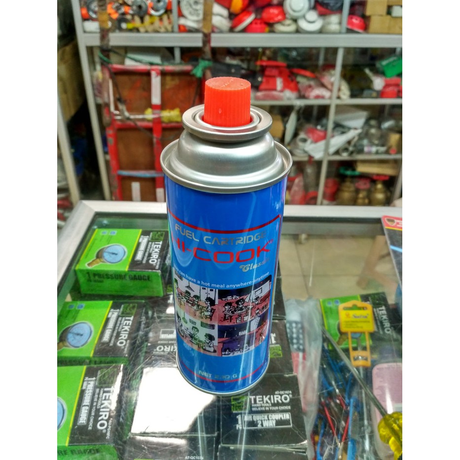 HI COOK Tabung Gas Kaleng Kompor Portable  230 gr - Gas Portable