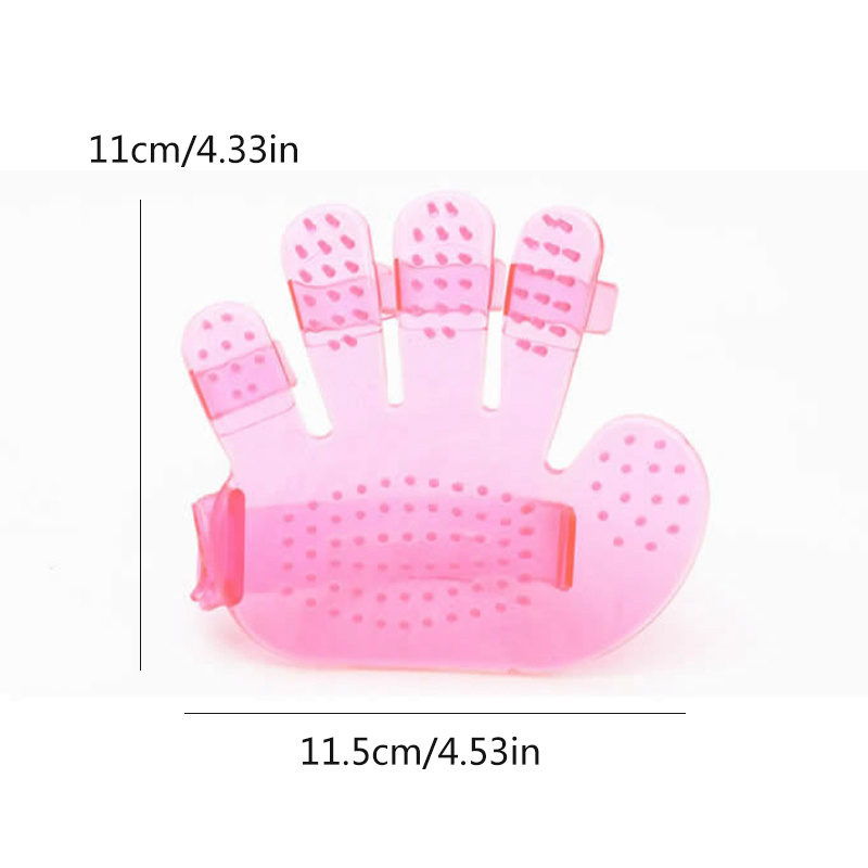 Sikat Mandi Anjing Silikon Sisir Pijat Bath Glove Pet Grooming Gloves Pets Hair Remove Cat Cleaning Supplies