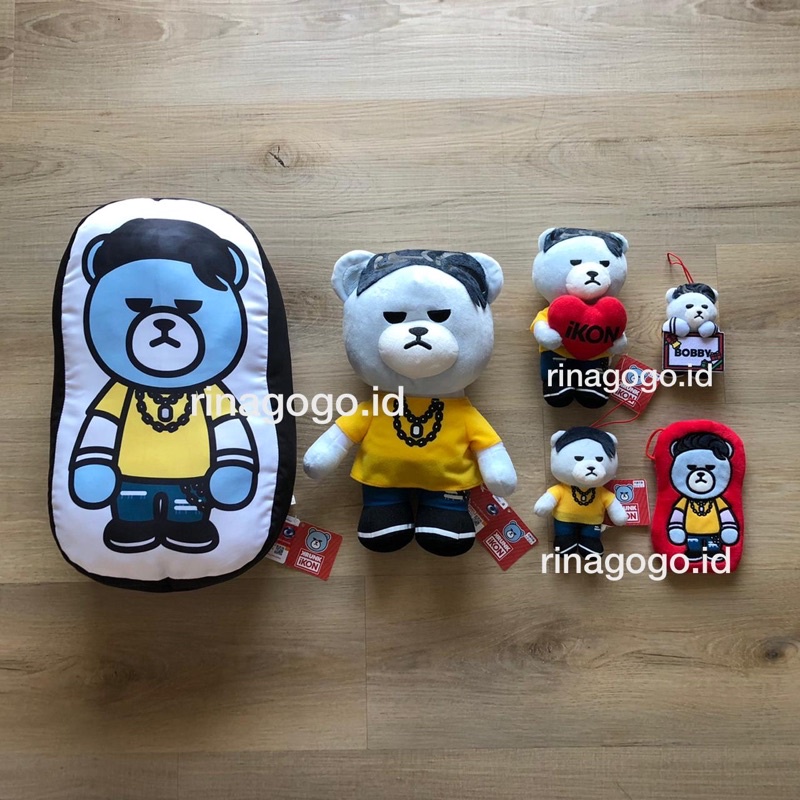 [KRUNKXiKON] iKON BOBBY JAPAN PLUSH, BIG DOLL, BIG PILLOW, SMALL DOLL, KEYDOLL KRUNK DOLL