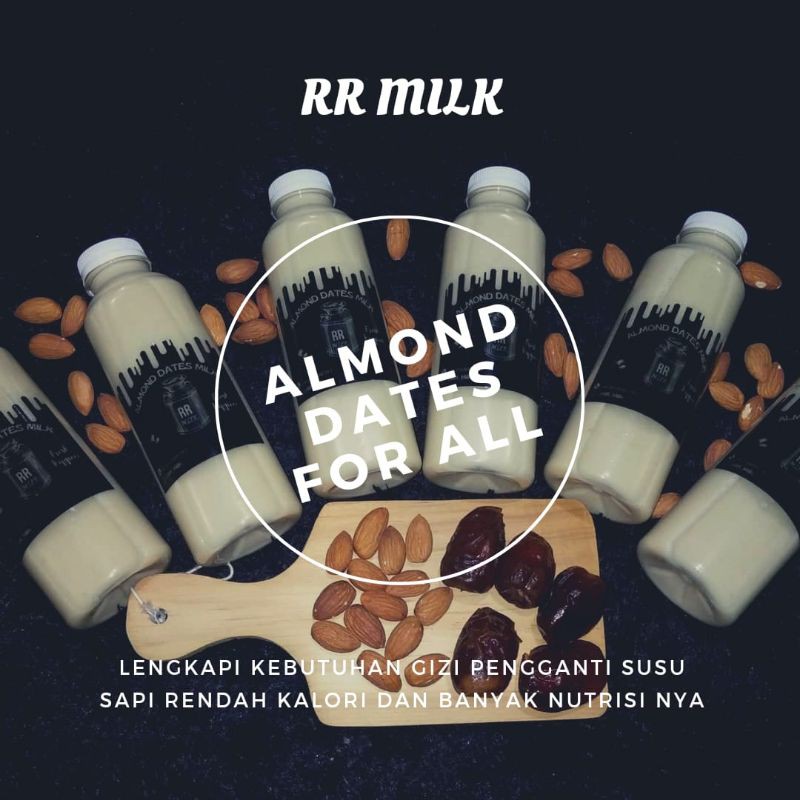 

susu Almond kurma original- asi booster-sari almond