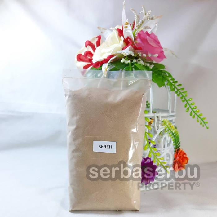 

BISA COD Tepung Sereh Kemasan 1 Kg (Sudah Dinkes PIRT & LPPOM MUI)