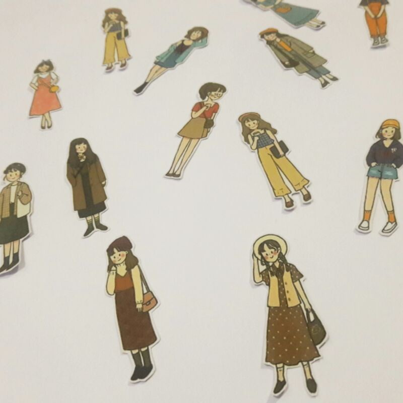 

Stiker fashion girl | stiker aesthetic | stiker korean style