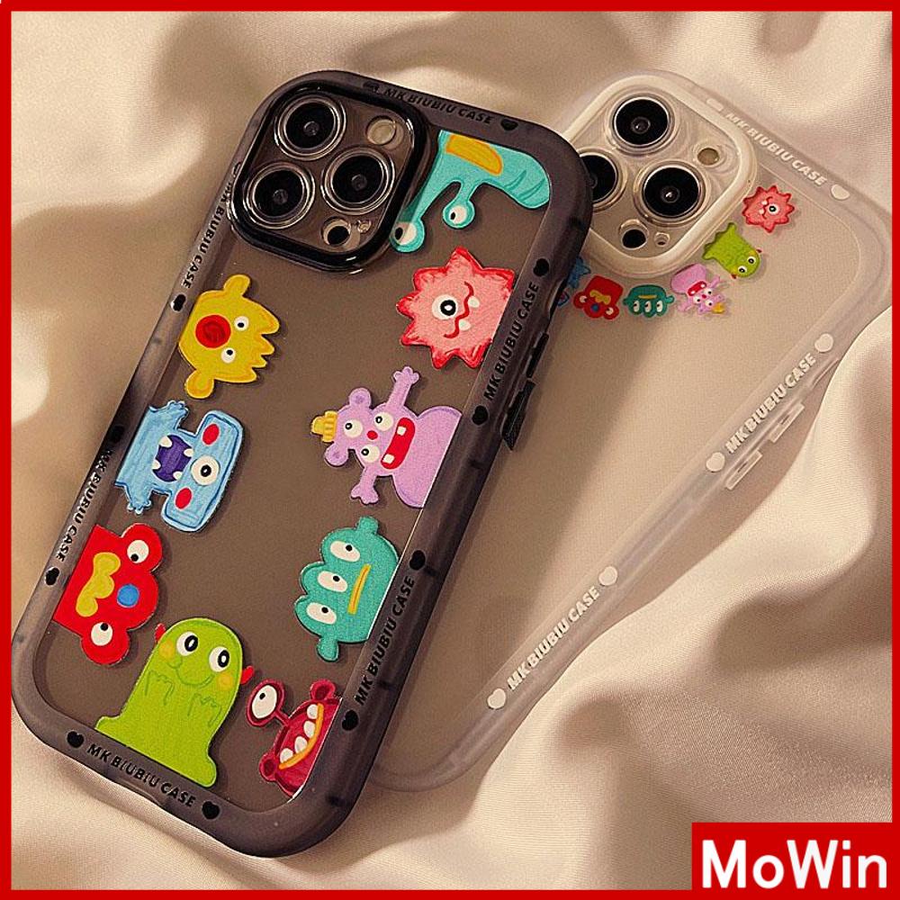 iPhone Case Silicone Soft Case Clear Case Airbag Shockproof Protection Camera Smooth Cartoon Monster Cute Compatible For iPhone 11 Pro Max 13 Pro Max 12 Pro Max 7Plus xr XS Max