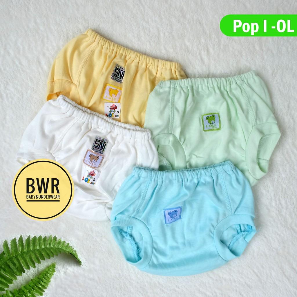 Celana POP IOL | Celana Bayi Newborn [II F14 - H14] Model kaki Bulat Pop - Bwr