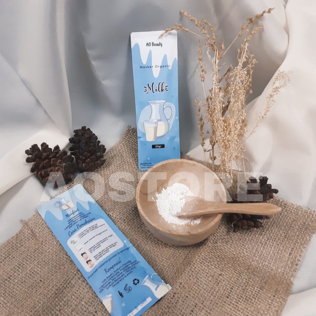MASKER ORGANIK AO BEAUTY TRAVEL SIZE 20gr (FREE SPATULA MASKER)