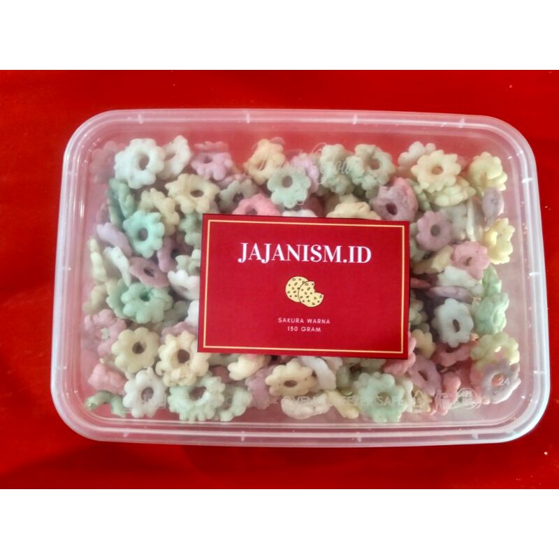 

SNACK JAJAN CEMILAN JAJANISM ID SAKURA WARNA TERLARIS MURAH ENAK ENDUL KEMASAN BOX 130 GRAM