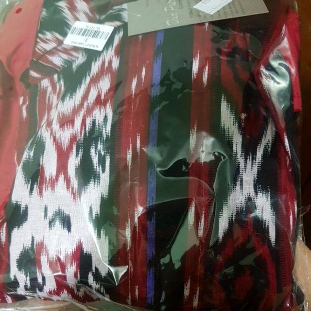 Batik Wanita Blouse Atasan Songket Kombinasi Bersaku Size S-m-l-xl-xxl-3l-4l-5l