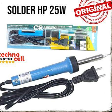 SOLDER TANGAN GOOT 25 WATT SOLDER HP 25W ORIGINAL CEPAT PANAS 6BV LF Diskon