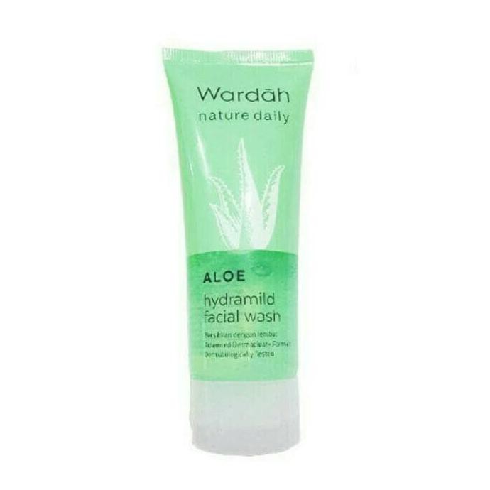 Sabun Cuci Muka Wardah Hydramild Aloe Vera Facial Wash 60ML Wajah Murah