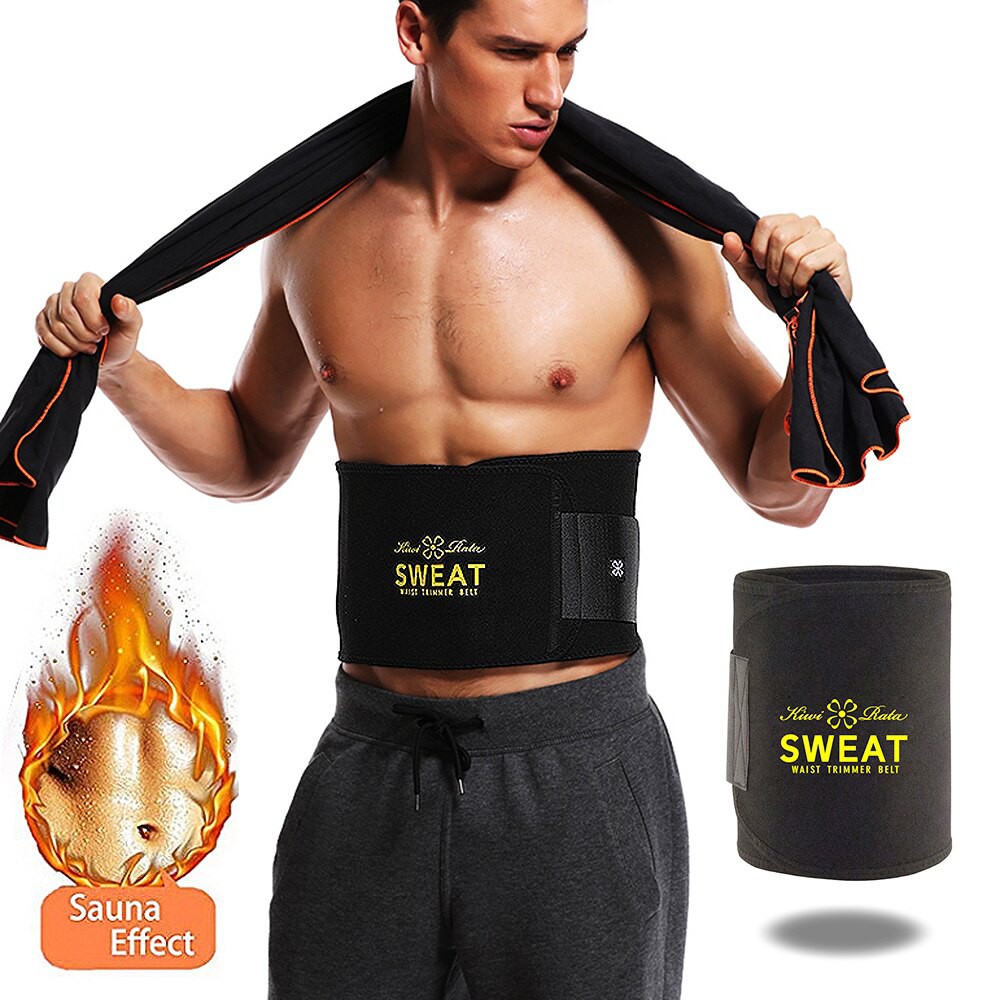 Import Waist Trimmer Sweat Belt Weight Loss Waist Trainer Slimming Belt For Men And Women Fat Shopee Indonesia