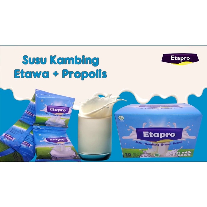 

b2011bb Susu Kambing Etawa Plus Propolis Bubuk Etapro Asli Original Pom Bpom Xa201As
