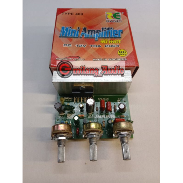 KIT POWER AMPLIFIER MINI TDA2004 40WATT
