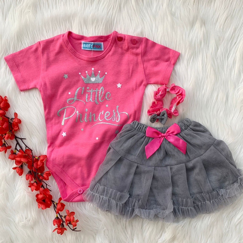 Baju setelan jumper rok bandana lucu cantik fashion anak bayi cewek perempuan baby girl pergi murah -new