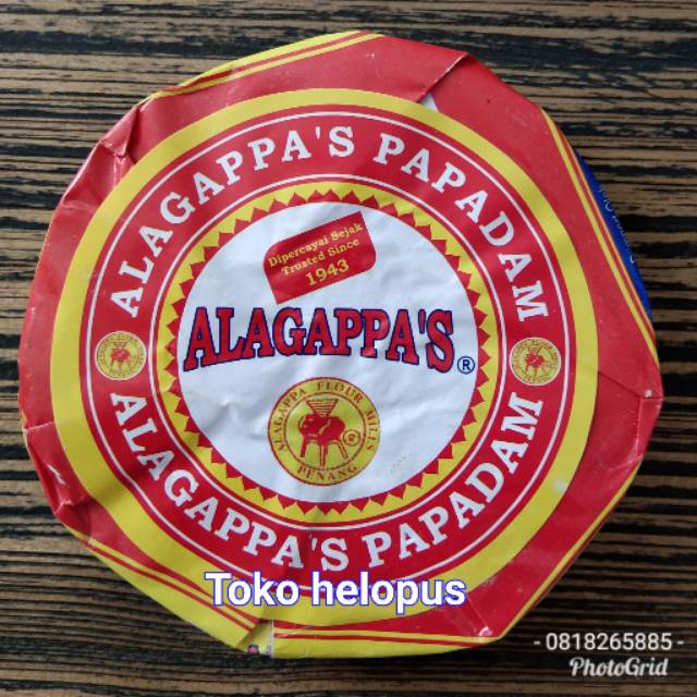 

Alagappa Papadam Kerupuk India Alagappas Papad Appalam Indian Papadum Apalam Alagappa's Paper