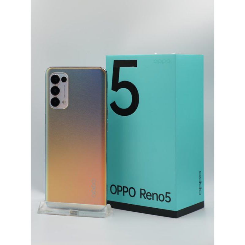 OPPO RENO 5 RAM 8/128 GB NFC SUPORT AMOLED 90HZ 50W SUPERVOOC CHARGING 64MP QUAD CAMERA GARANS RESMI