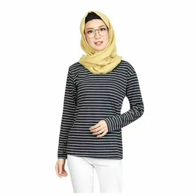 BAJU WANITA / STRIPE TEE L