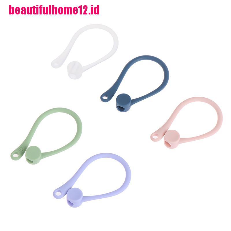 1 Pasang Strap Holder Earphone Wireless Anti Hilang Untuk Airpods