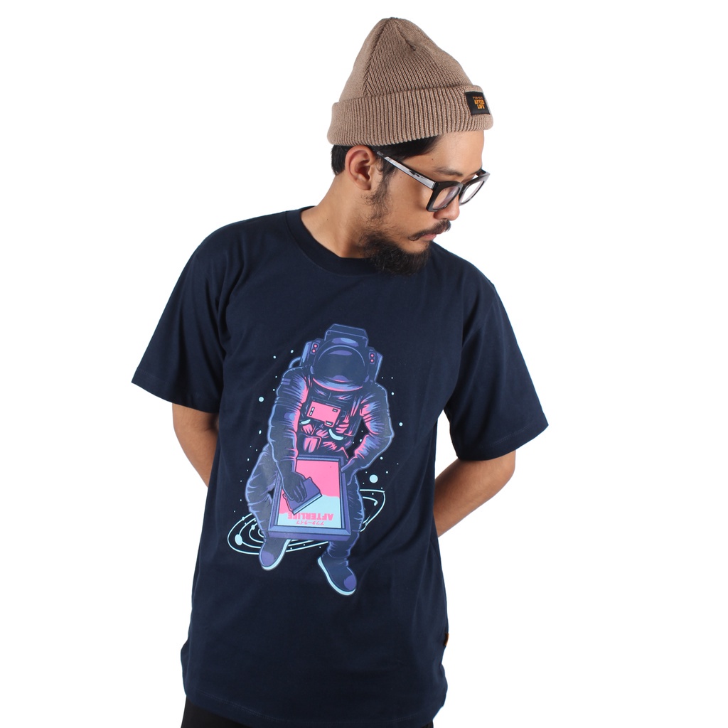 AFTERLIFE - Tshirt Astro Screen Navy | 21056