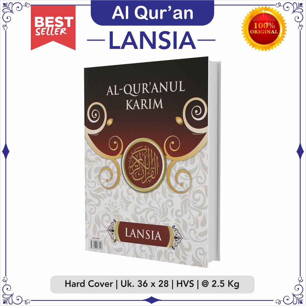 Al Quran Besar Lansia Quran Besar Alquran Non Terjemah