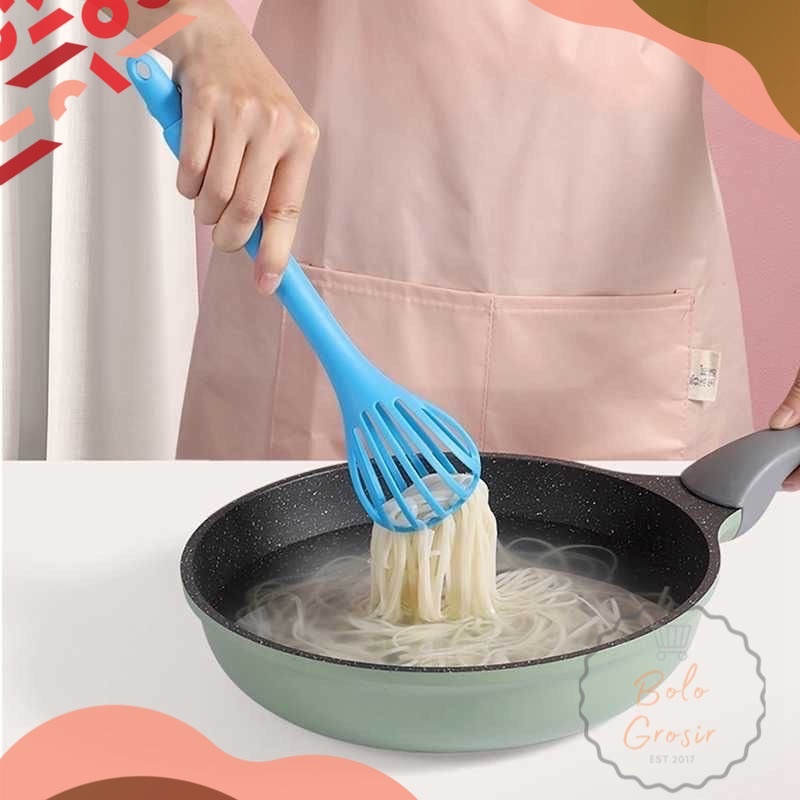 [W3] Whisk Penjepit Pengocok Telur 2in1