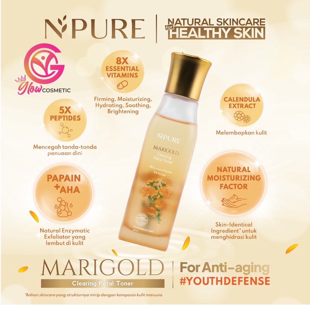 NPURE MARIGOLD CLEARING PETAL TONER