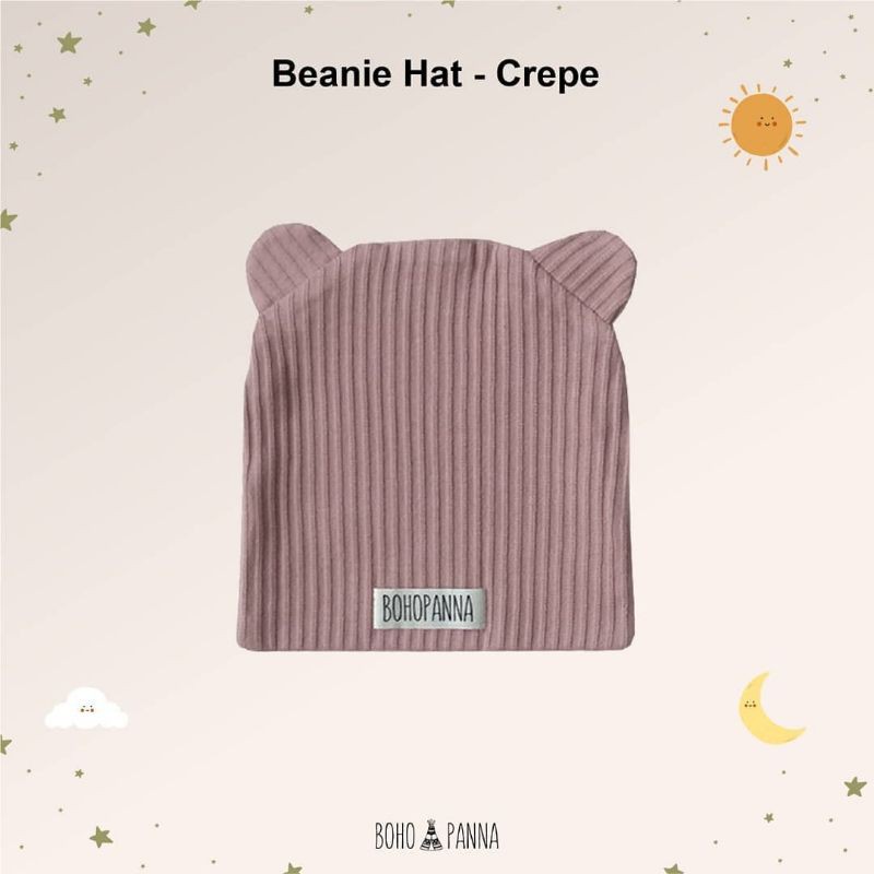 CILLABABY - BOHOPANNA | BOHOBABY BEANIE HAT (Topi Anak Bayi)-Crepe