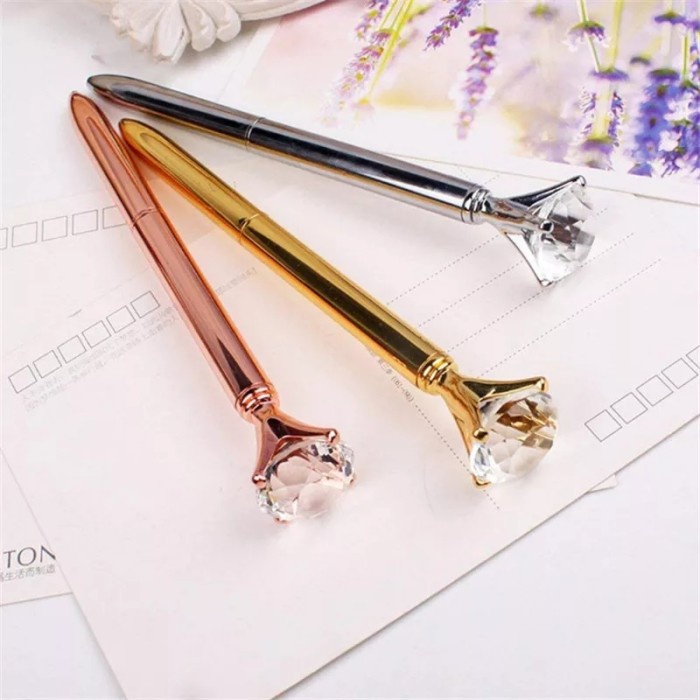 Smartchoice Diamond Crystal Pulpen Suvenir Pernikahan Pena Diamond Unik Buat Kado Pen