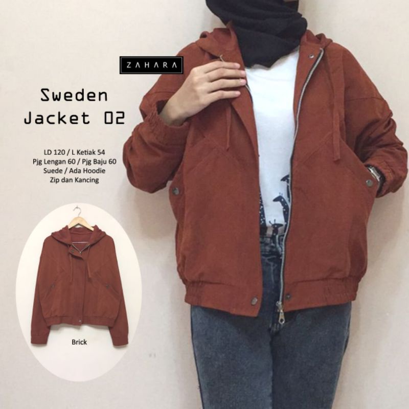 SWEDEN JACKET - JAKET SUEDE - JAKET WANITA