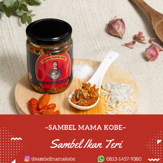 

SAMBEL MAMA KOBE (IKAN TERI)