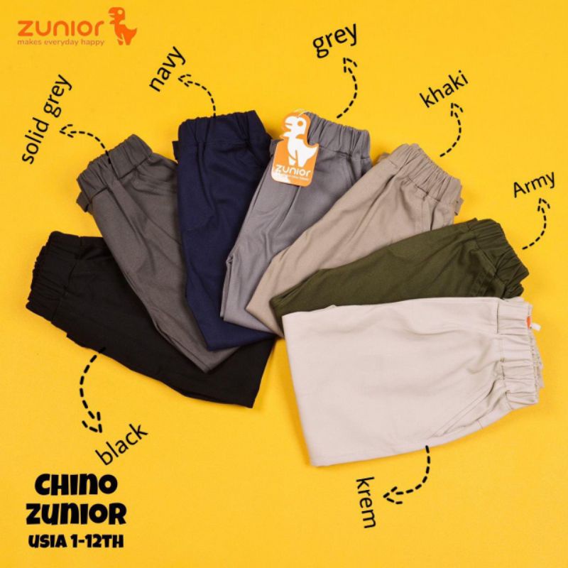 Celana Chinos Anak laki laki Panjang Bahan Katun Formal pants zunior