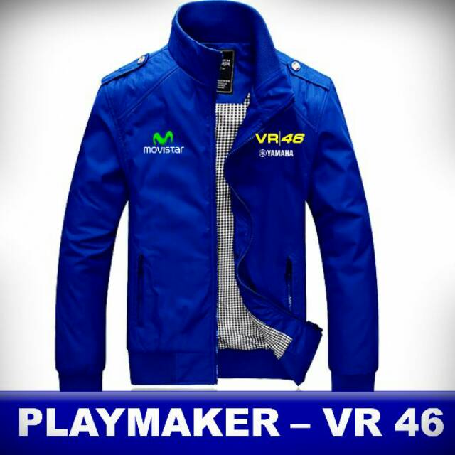  JAKET  MOTOR VALENTINO ROSSI VR46 MODEL PLAYMAKER murah 