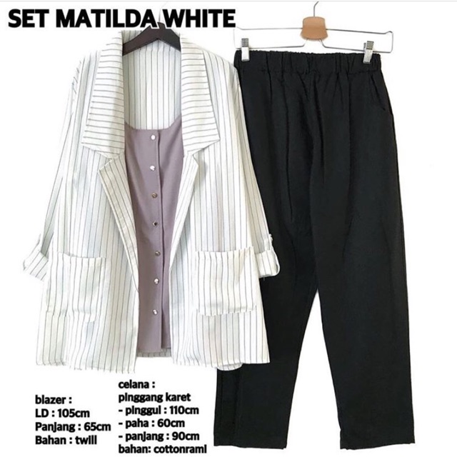 SET MATILDA WHITE