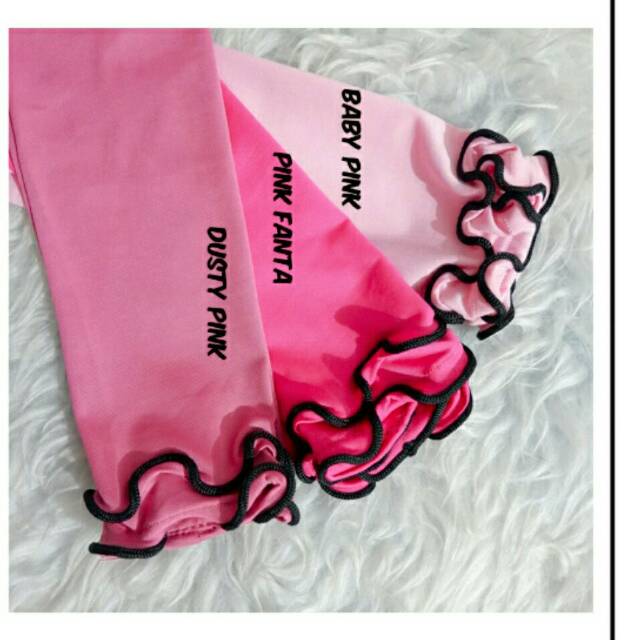 Manset curly 2 layer /manset tangan /handsock curly /handsock jempol pita /handsock jempol pita