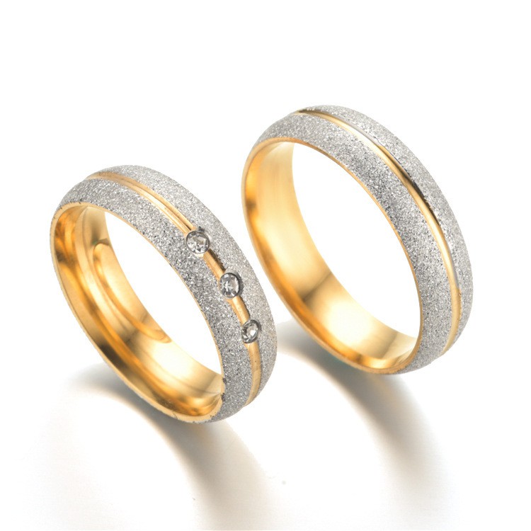 Cincin Couple Titanium murah / Cincin Couple Ring / cincin Pasangan / Cincin Tunangan C078