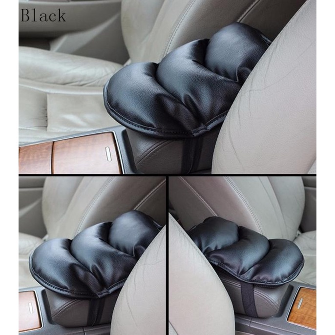 Armrest Arm Rest Mobil Console Box Bantal Mobil Universal - Black