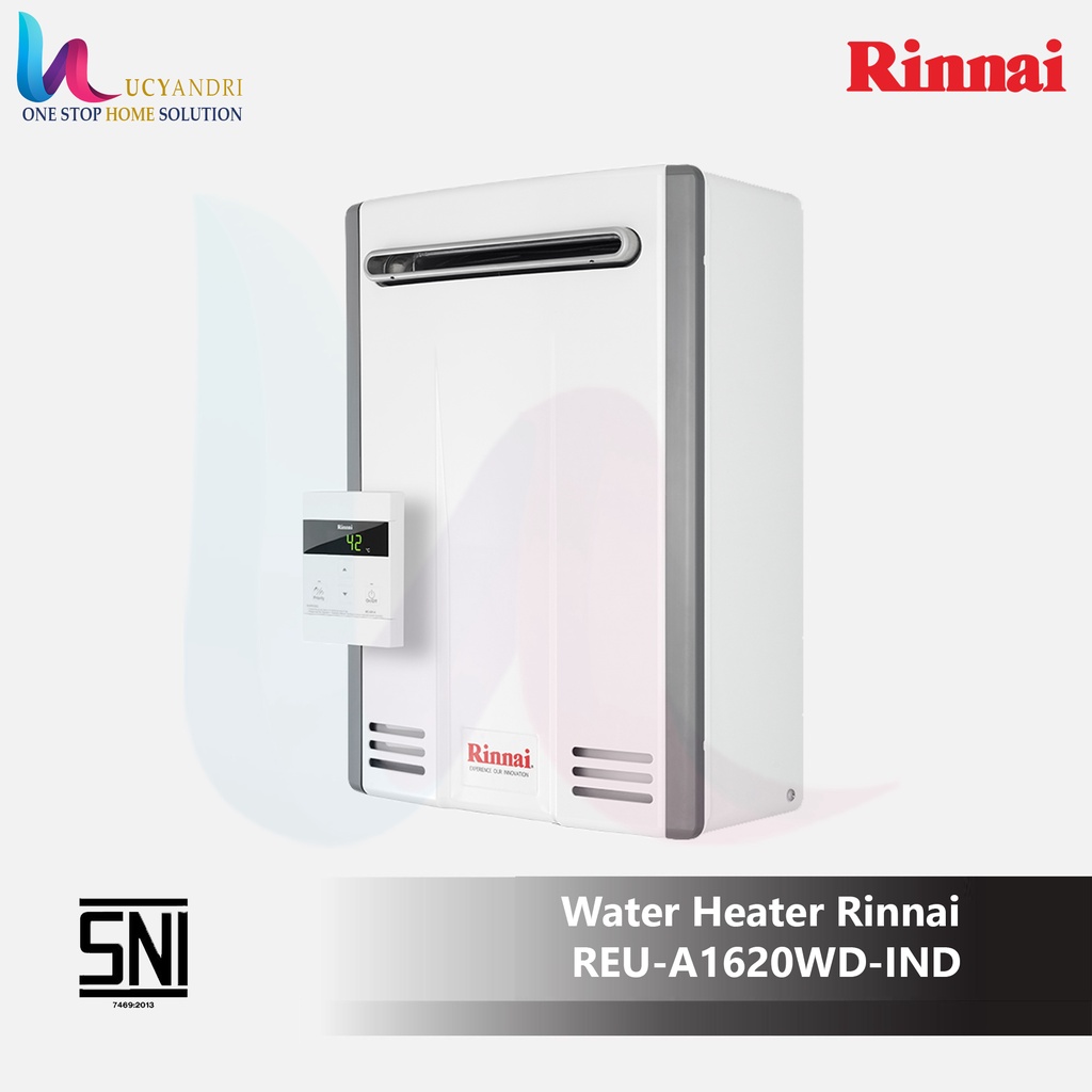 WATER HEATER RINNAI REU-A1620WD-IND / REU A1620WD IND 16 - 20L