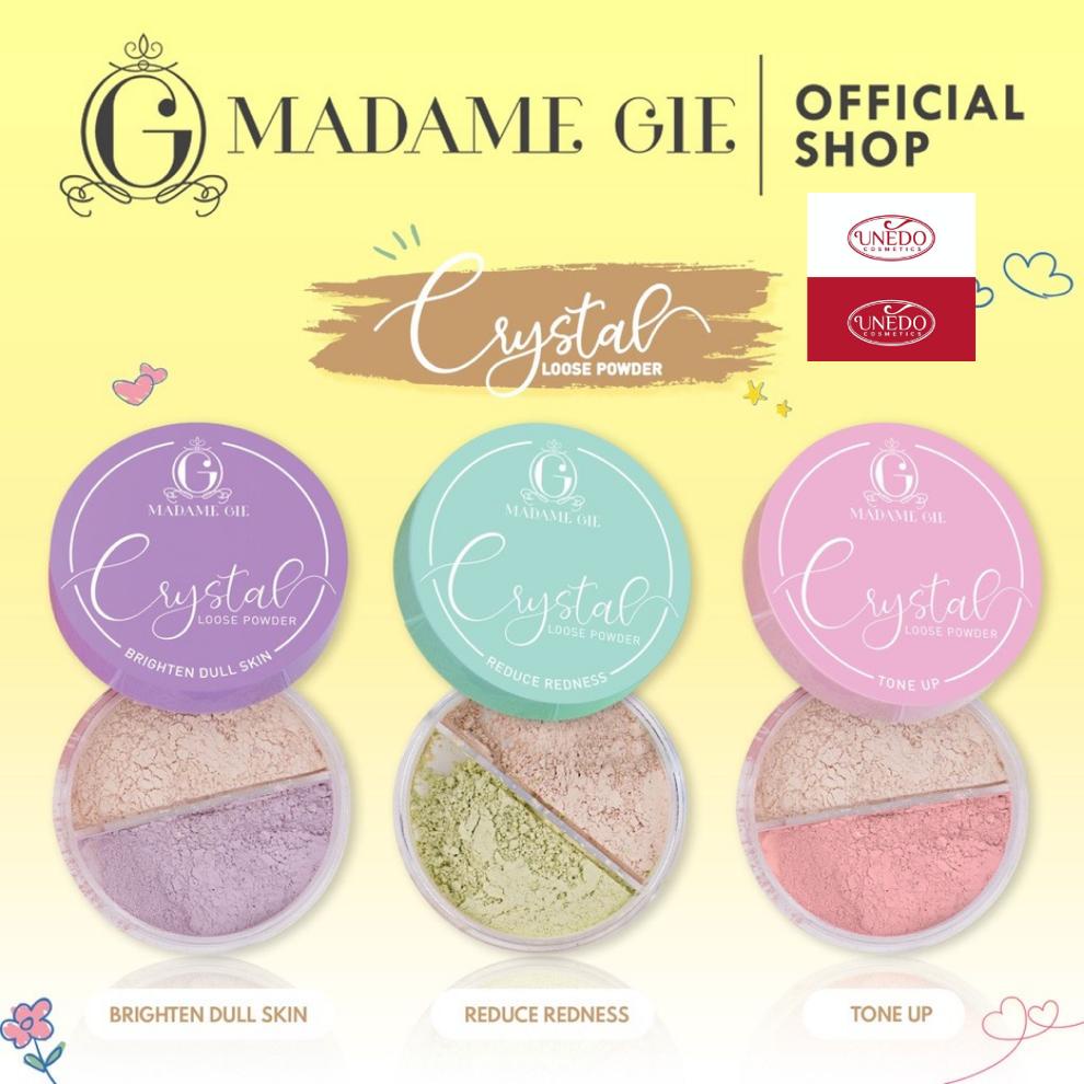 Madame Gie Crystal Loose Powder-MakeUp Bedak Tabur