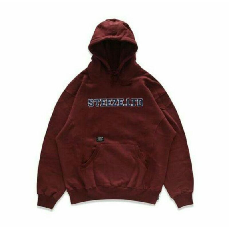 Steeze.Ltd Maroon Hoodie Sweater Unisex