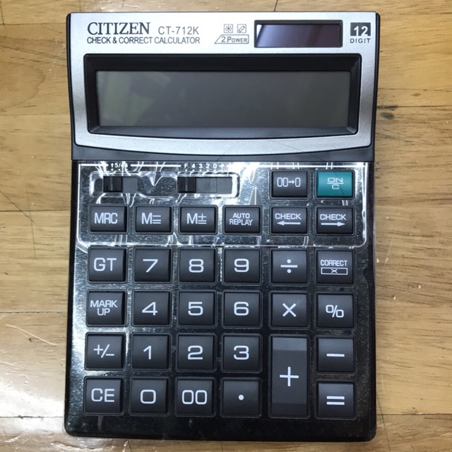 

KALKULATOR CITIZEN 12 DIGIT// CALCULATOR CITIZEN CT 712K