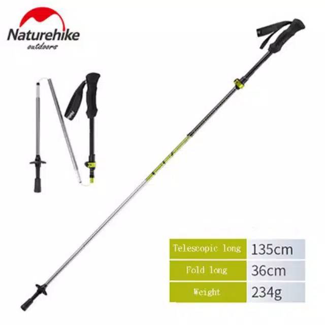 TREKKING POLE LIPAT CARBON FIBER NATUREHIKE NH17D005-D