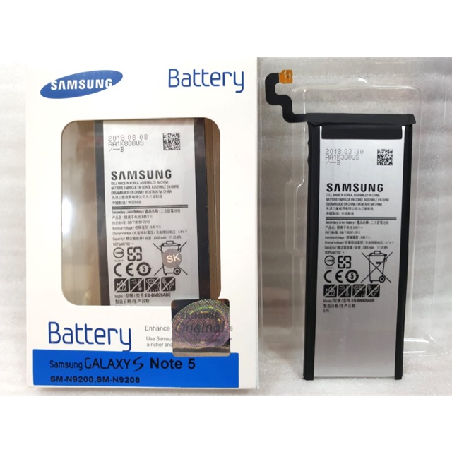 BATERAI / BATRE SAMSUNG NOTE 5 / N920 / BN920 ORIGINAL